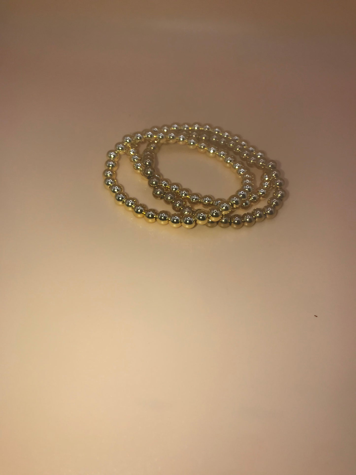 Gold Filled beaded bracelets(1 piece)